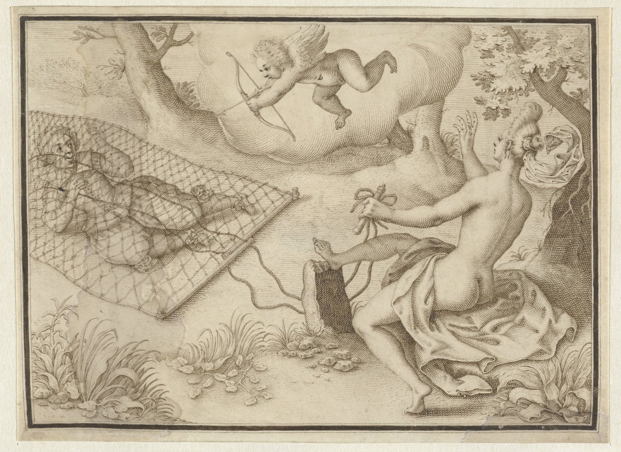 Slagnätet av Adriaen Matham (possibly)