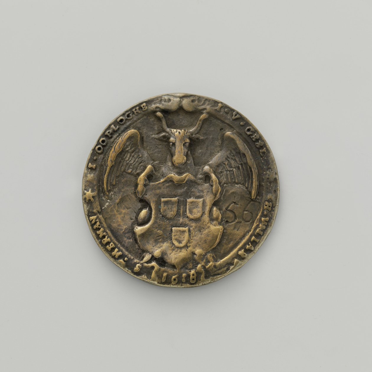 Guild of Saint Luke token från Middelburg av Adriaen Pietersz van de (after) Venne
