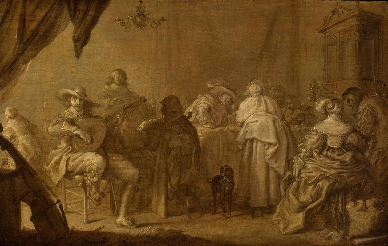 En musikalisk fest av Adriaen Pietersz van de Venne