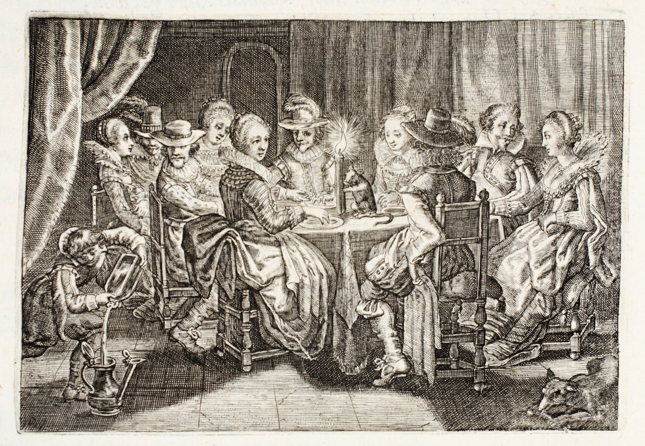 Habitus ger förhårdnader, illustration från "Emblemata of Zinne-werk" av Johannes de Brune (1589-1658), Jan Jacobs Schipper, Amsterdam, 1661 av Adriaen Pietersz van de Venne