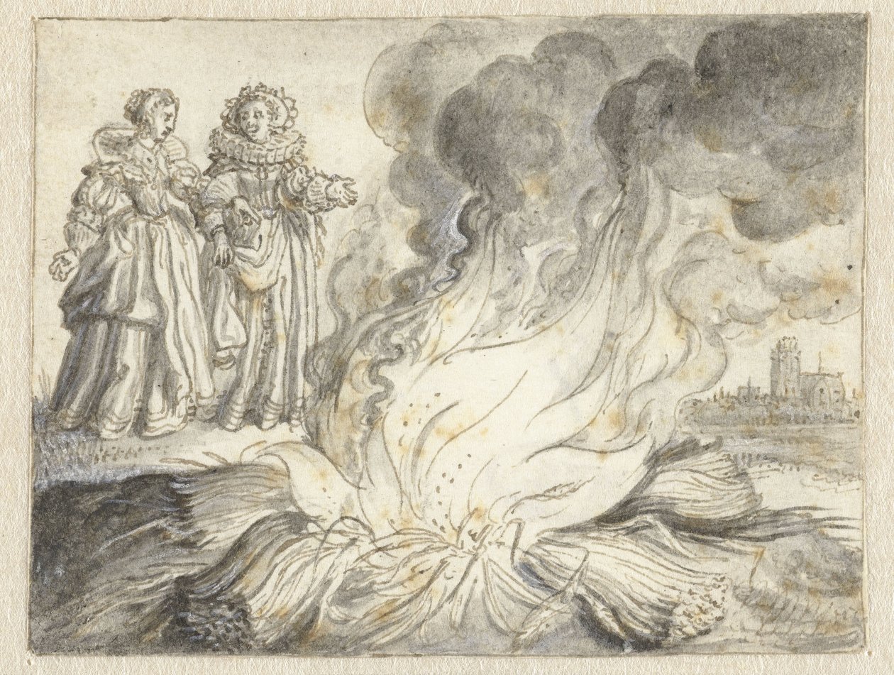 ”Lidenskap är eld av inget annat än halm” av Adriaen Pietersz van de Venne