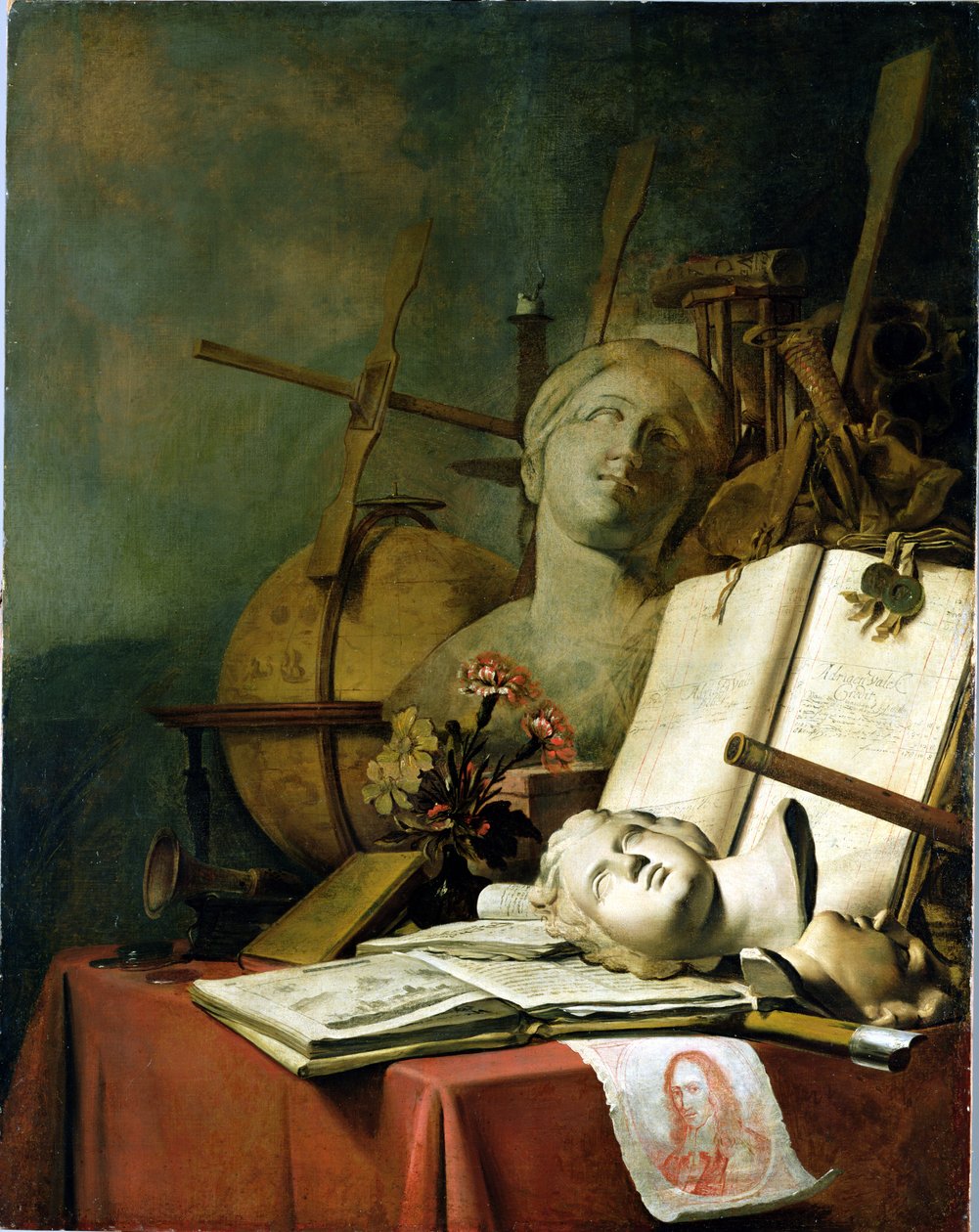The Transience of All Earthly Things (Vanitas), c.1660 av Adriaen de Valck