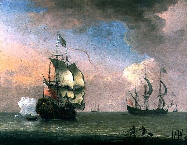 Morgonpistolen av Adriaen van (attr. to) Diest