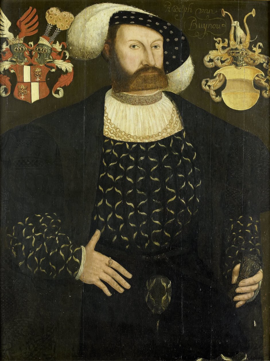Förmodligen postumt porträtt av Rudolph van Buynou (d 1542), överfogde i Stavoren och 