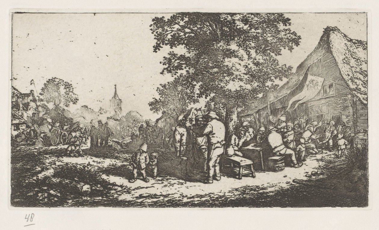 Bondens mässa av Adriaen van Ostade