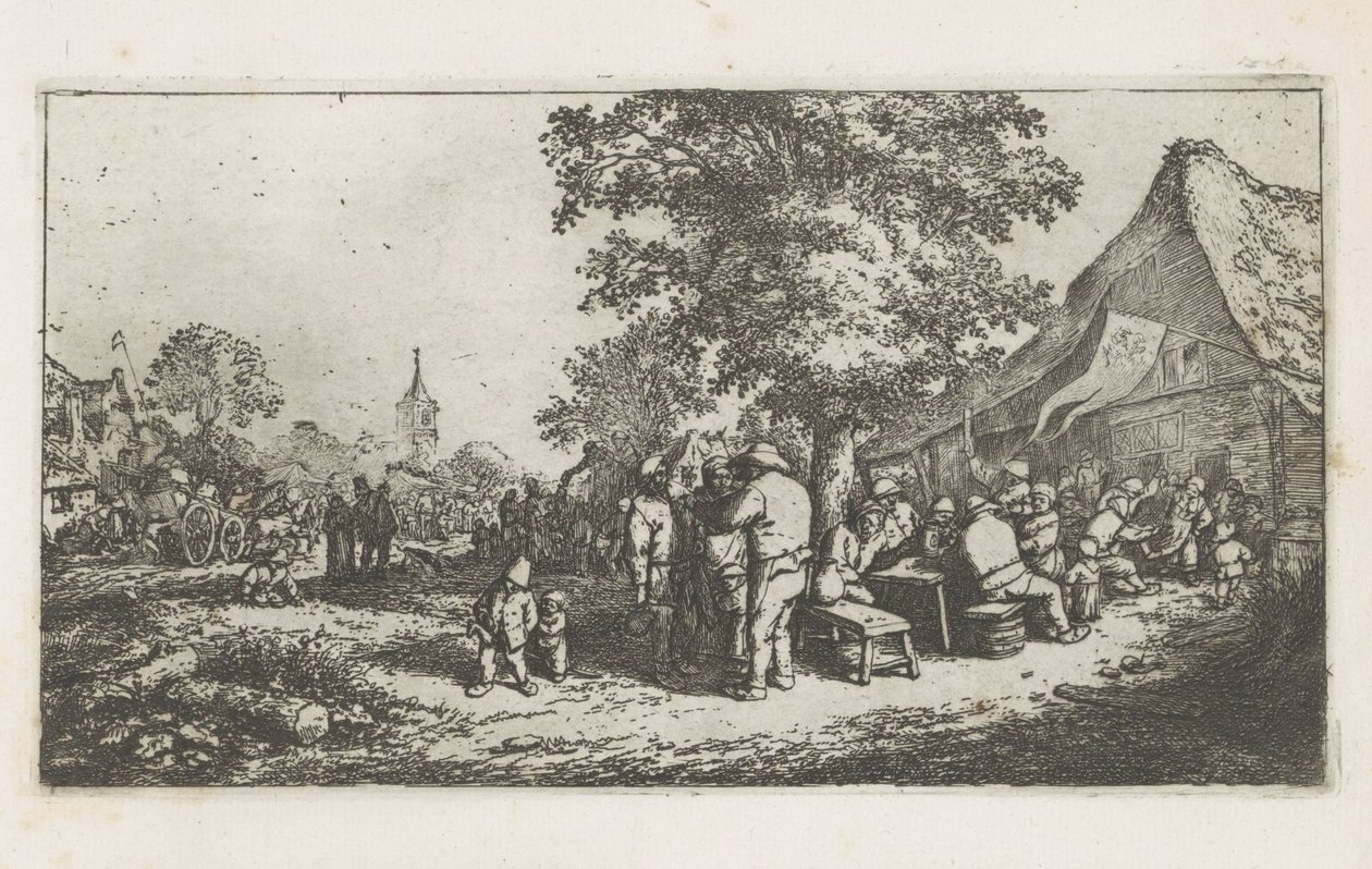 Bondens mässa av Adriaen van Ostade