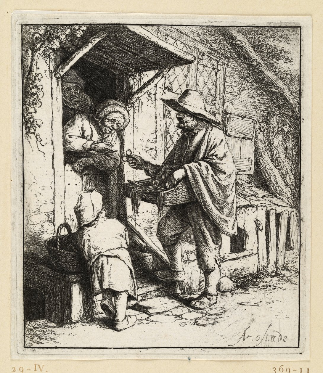 Glasögonförsäljaren av Adriaen van Ostade