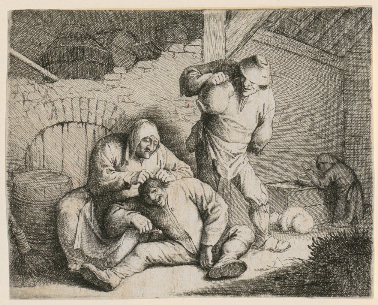 Lusbehandling av Adriaen van Ostade