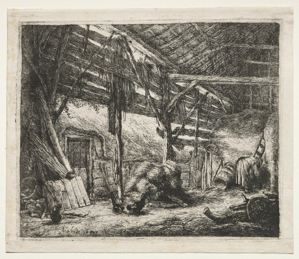 Ladan av Adriaen van Ostade