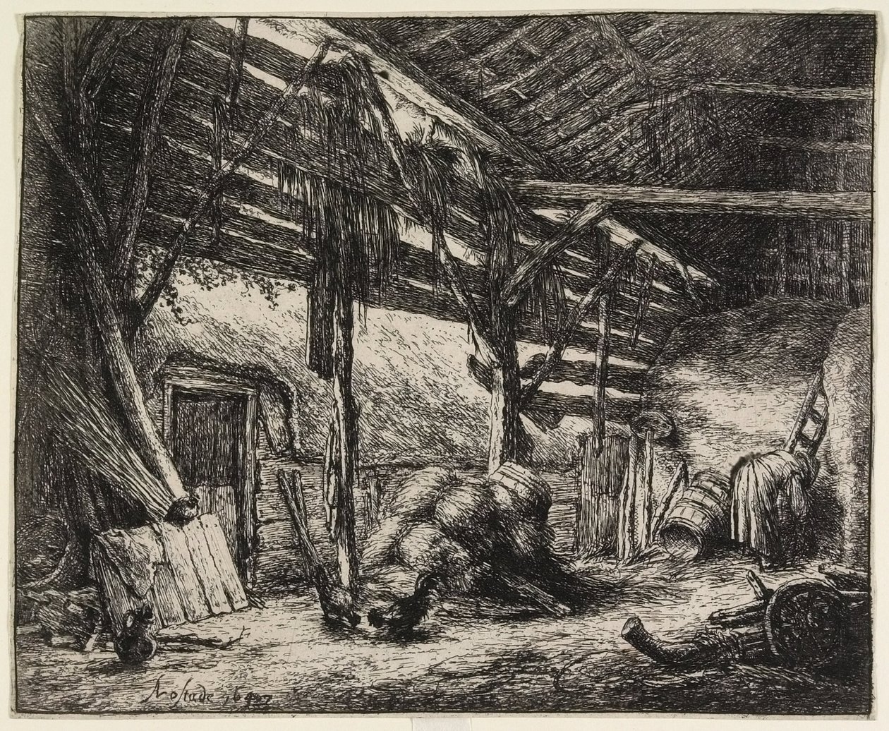 Ladan av Adriaen van Ostade