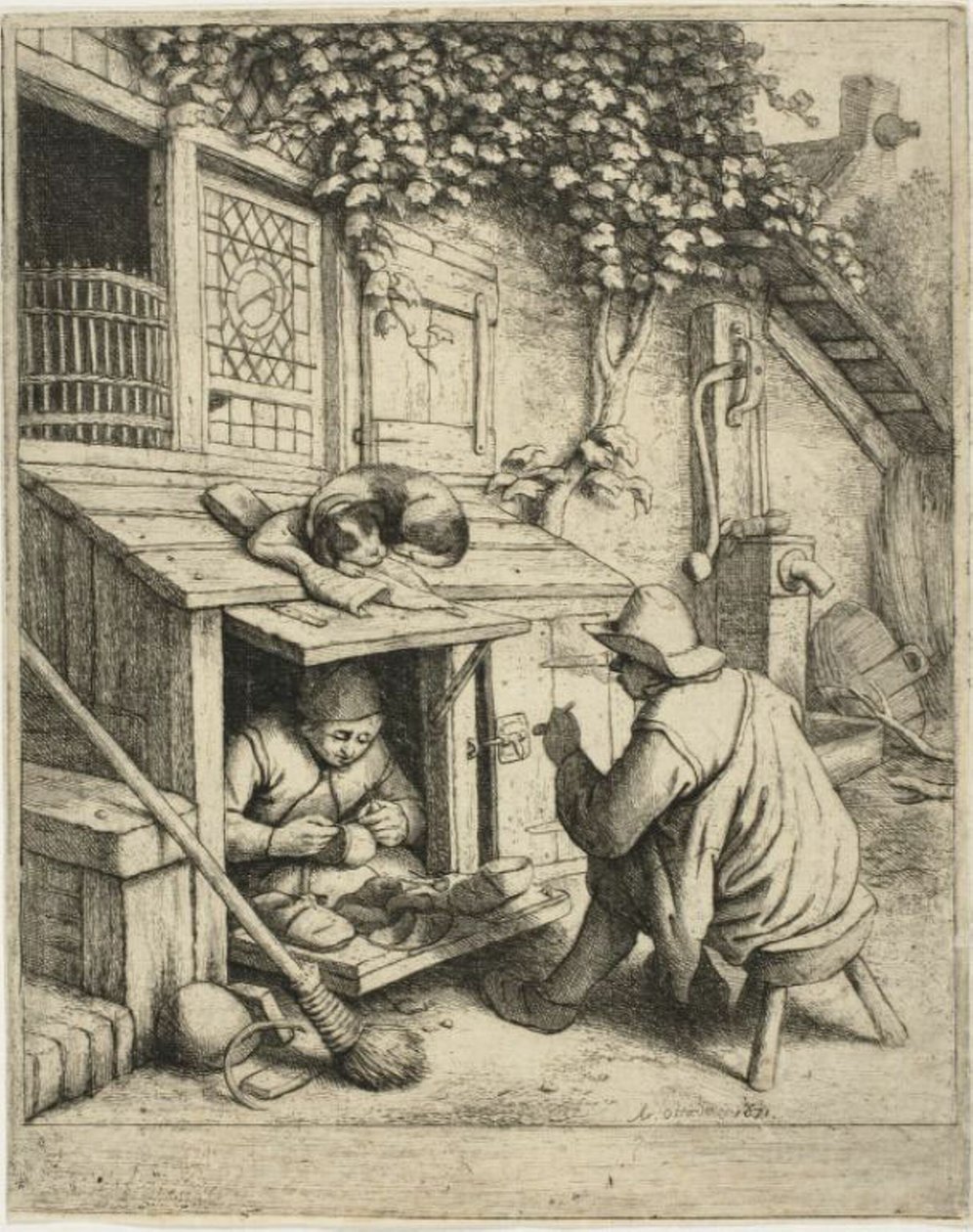Skomakaren av Adriaen van Ostade