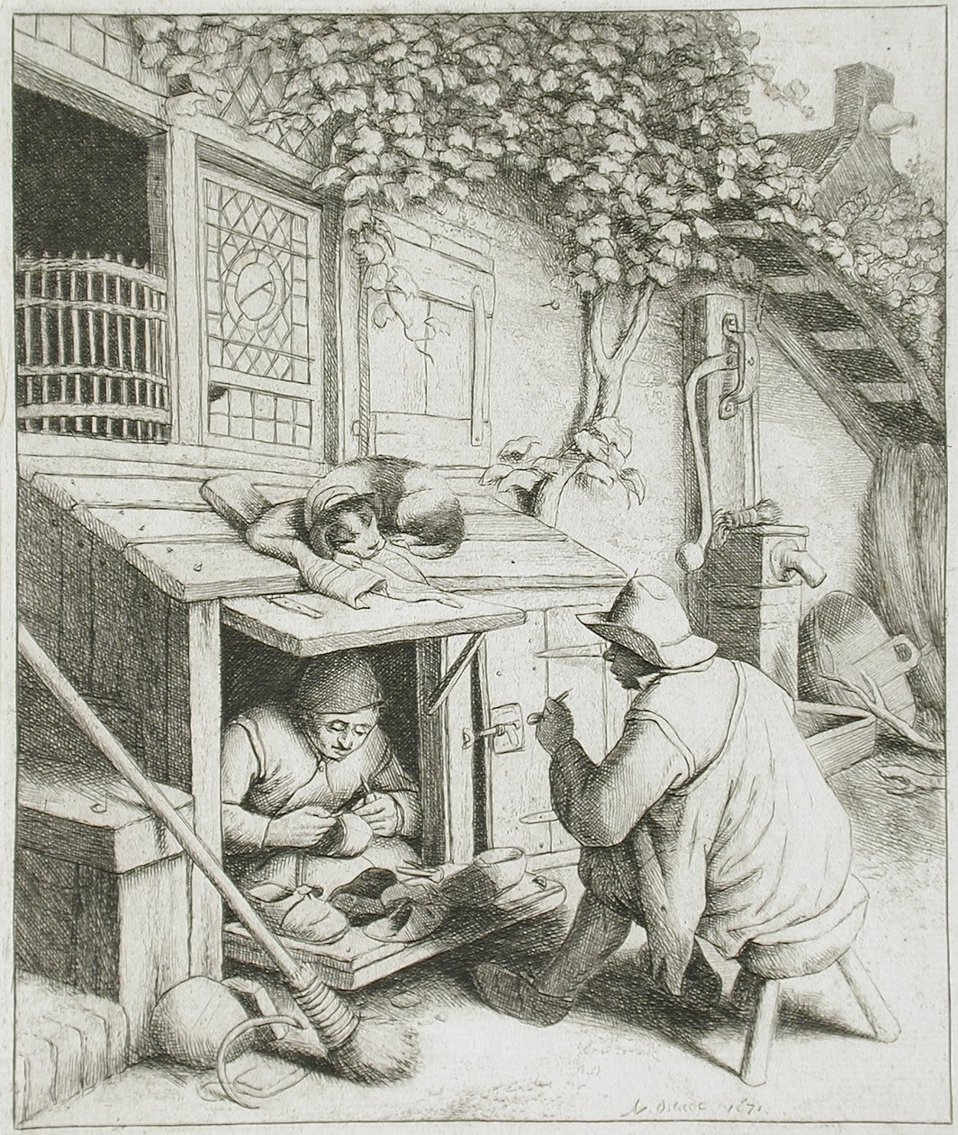 Skomakaren av Adriaen van Ostade