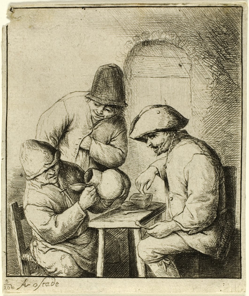 Den tomma kannan av Adriaen van Ostade