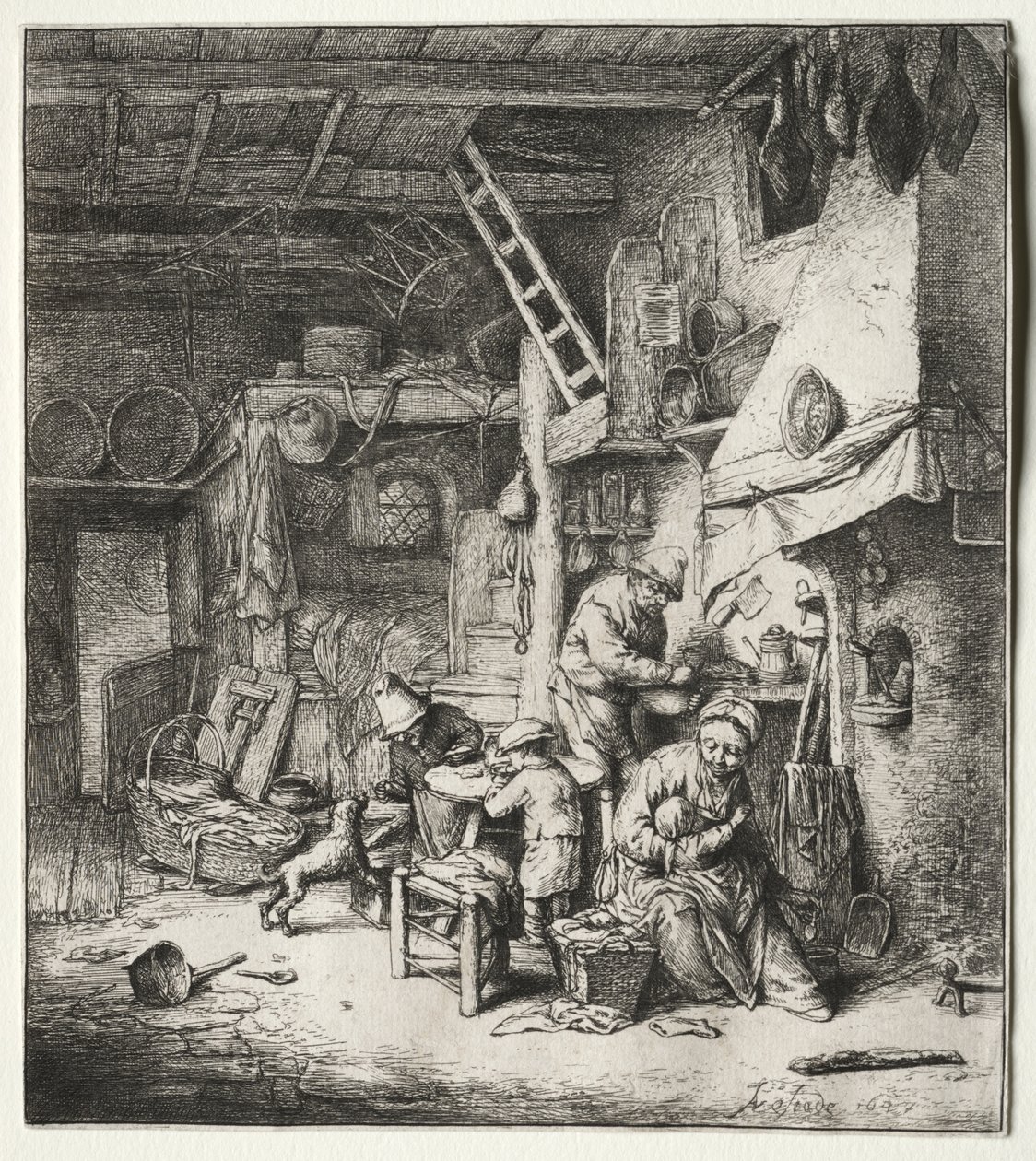 Familjen av Adriaen van Ostade