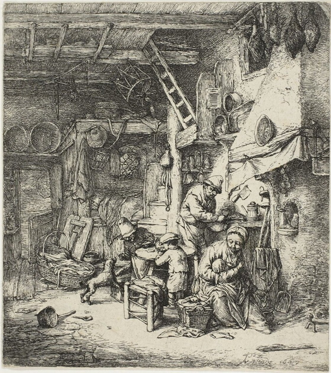 Familjen av Adriaen van Ostade