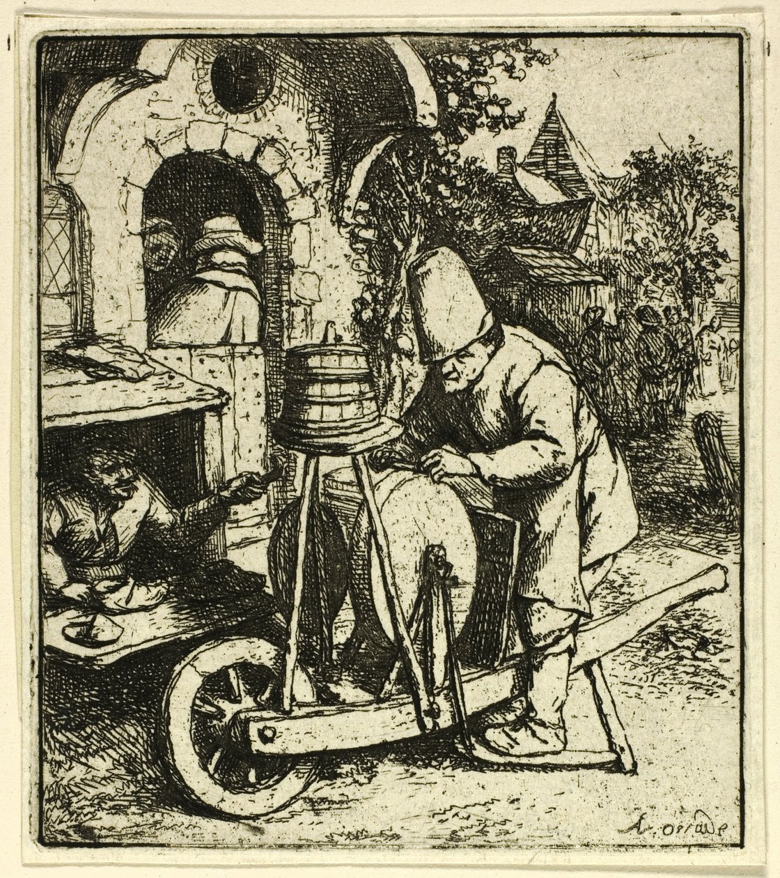 Knivsliparen av Adriaen van Ostade