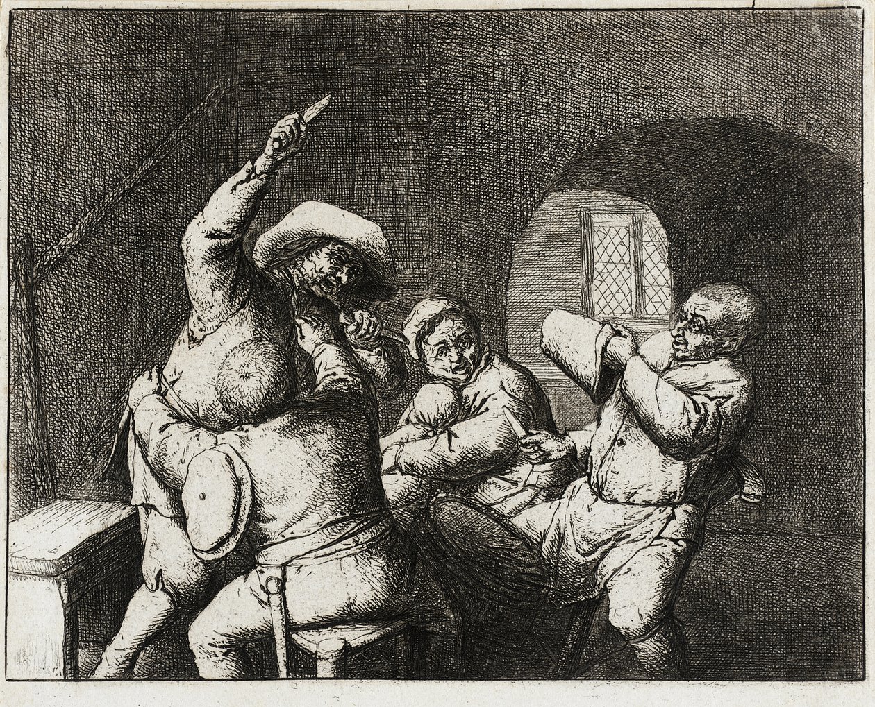 Böndernas gräl av Adriaen van Ostade