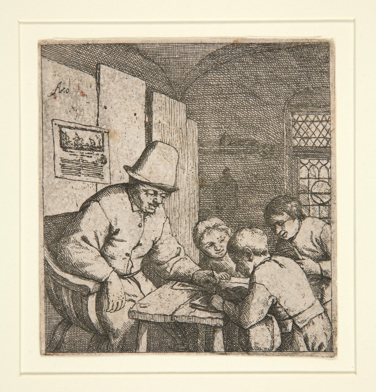 Skolläraren av Adriaen van Ostade
