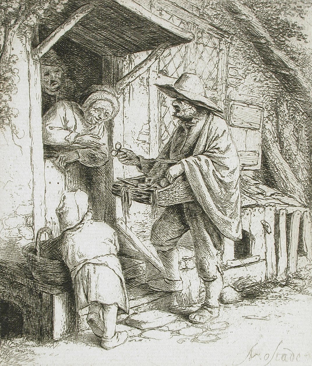 Glasögonförsäljaren av Adriaen van Ostade