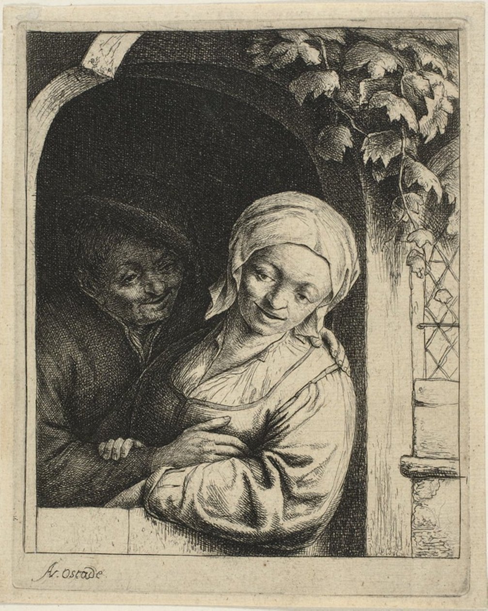 Byromantik av Adriaen van Ostade