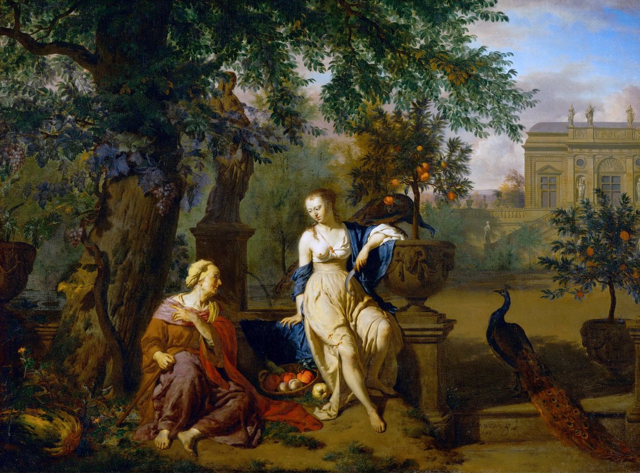 Tyska: Vertumnus och Pomona Vertumnus och Pomona av Adriaen van de Velde