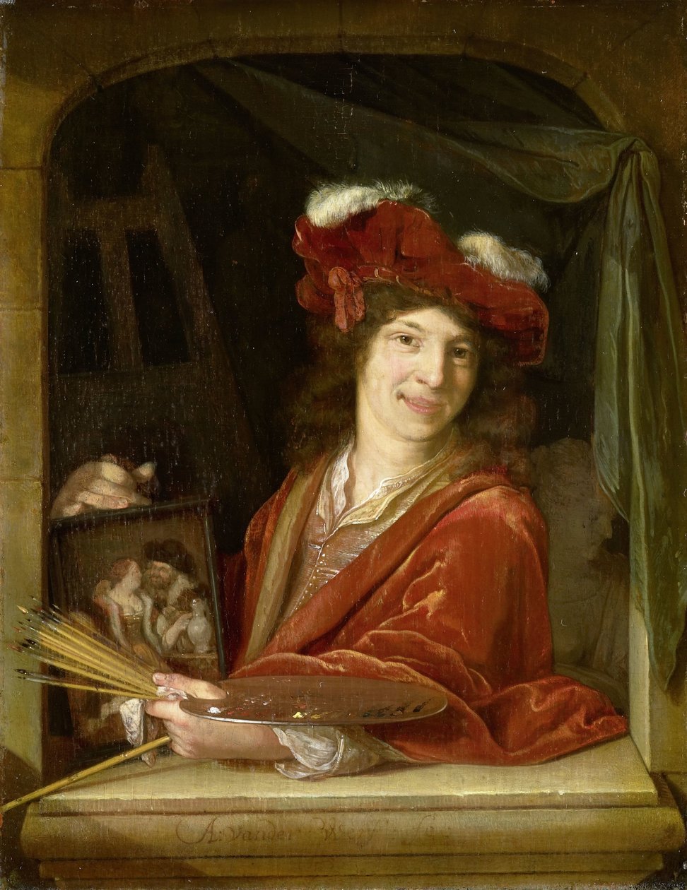 En ung målare av Adriaen van der Werff