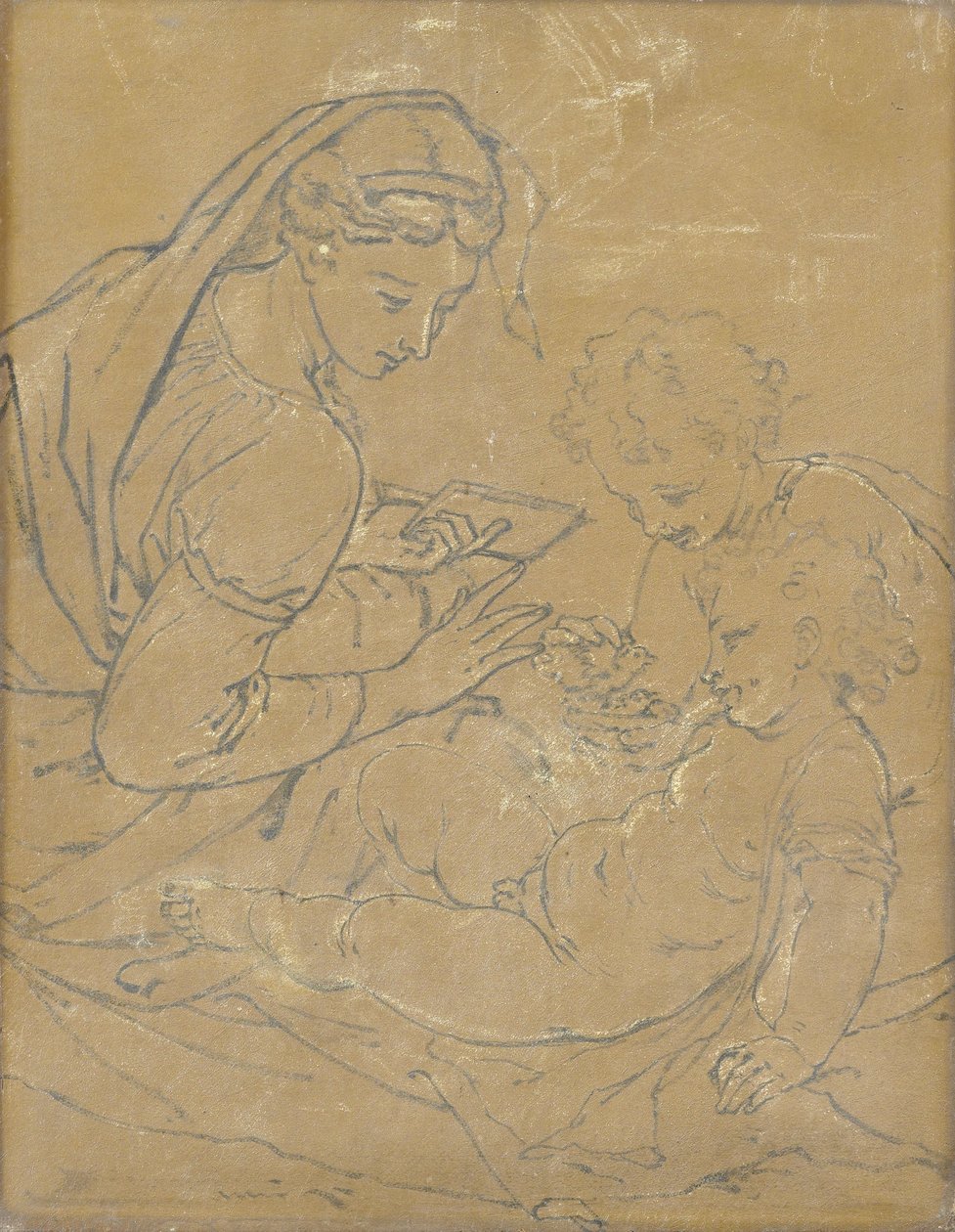 Madonna och barn med St John av Adriaen van der Werff