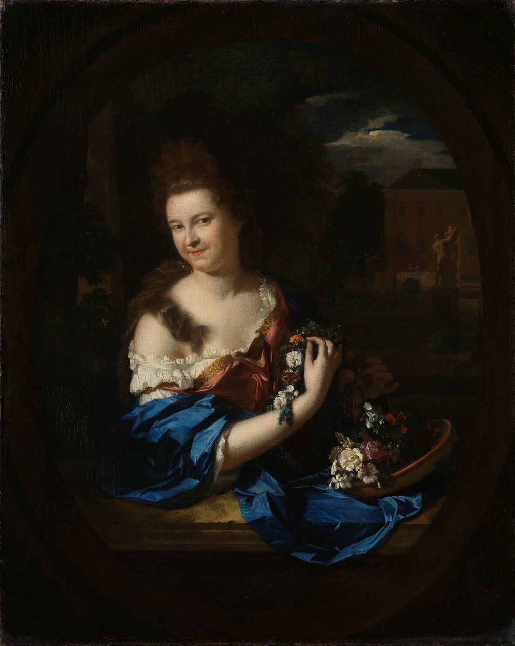 Porträtt av Margaretha Rendorp, hustru till Jan van de Poll av Adriaen van der Werff