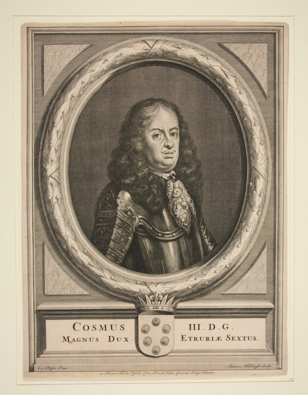 Cosimo III (1 av 31 porträtt) av Adrian Haelwegh
