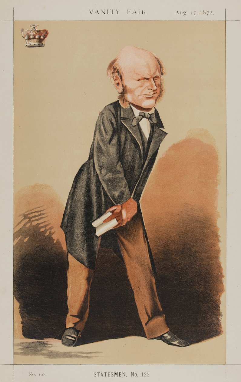 Statsmän nr 122: Karikatyr av Lord Radstock (1833-1913) av Adriano Cecioni