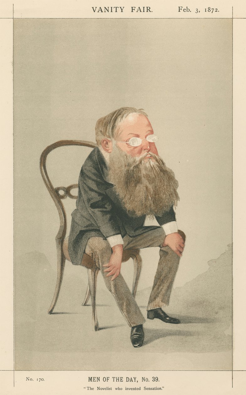 Romanförfattaren som uppfann sensationen, Wilkie Collins (Vanity Fair-serien) av Adriano Cecioni
