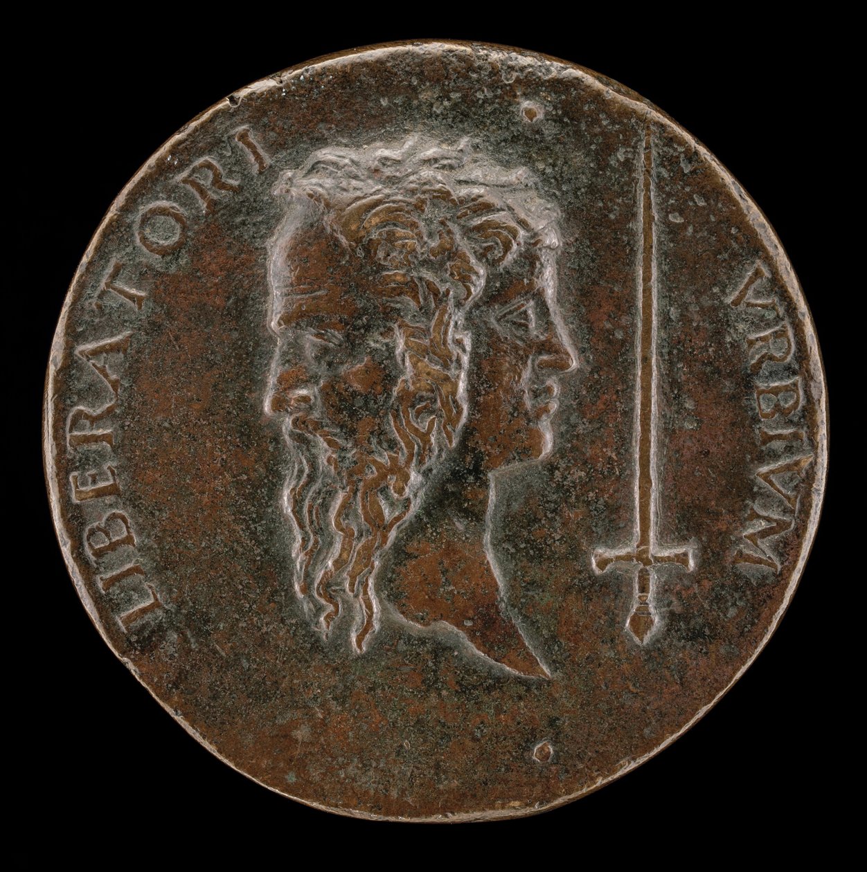 Janiform Head [omvänd], 14951496. av Adriano Fiorentino