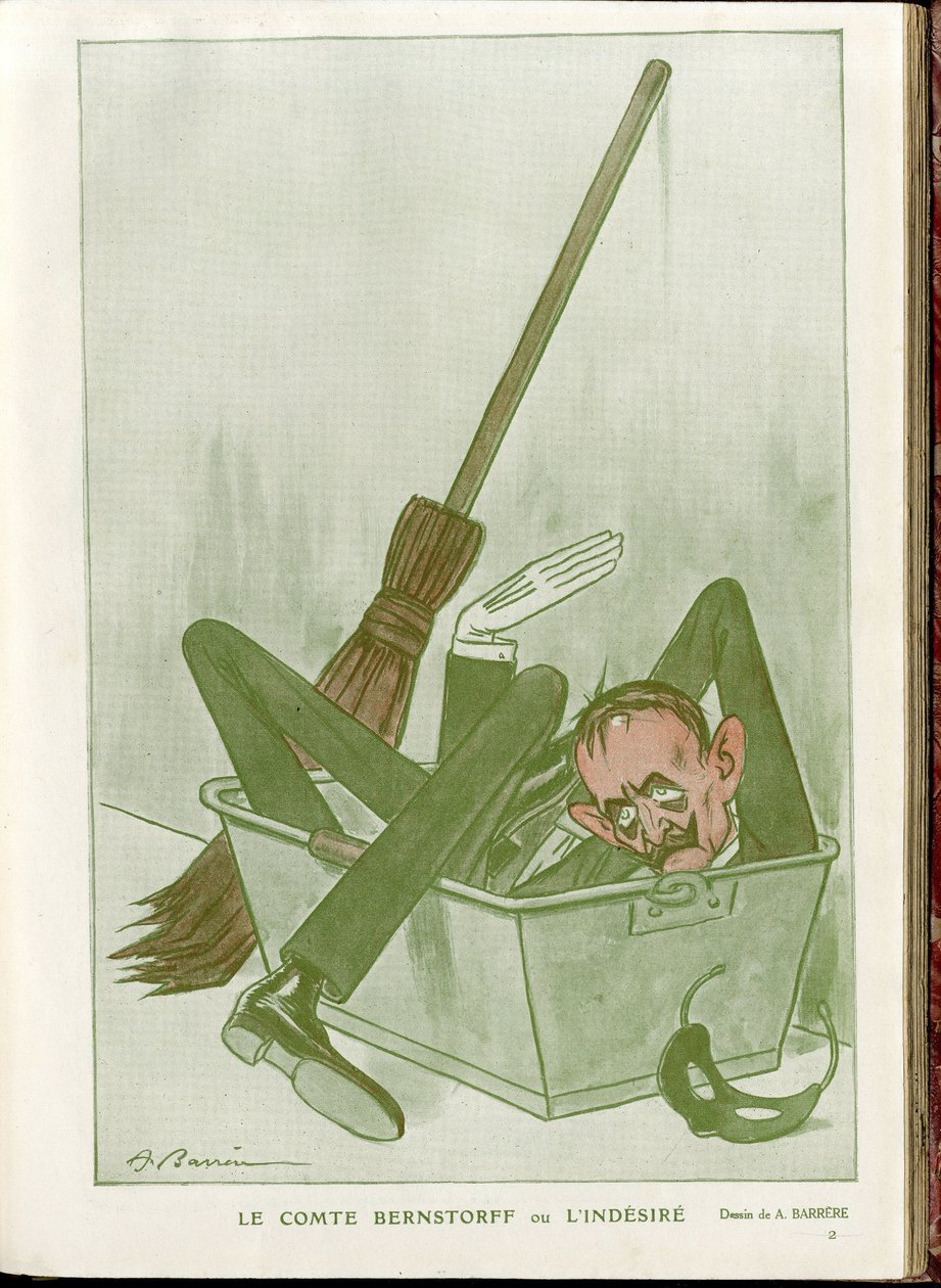 Illustration av A Barrere (1874-1931) i "" Fantasio""" av Adrien Barrere