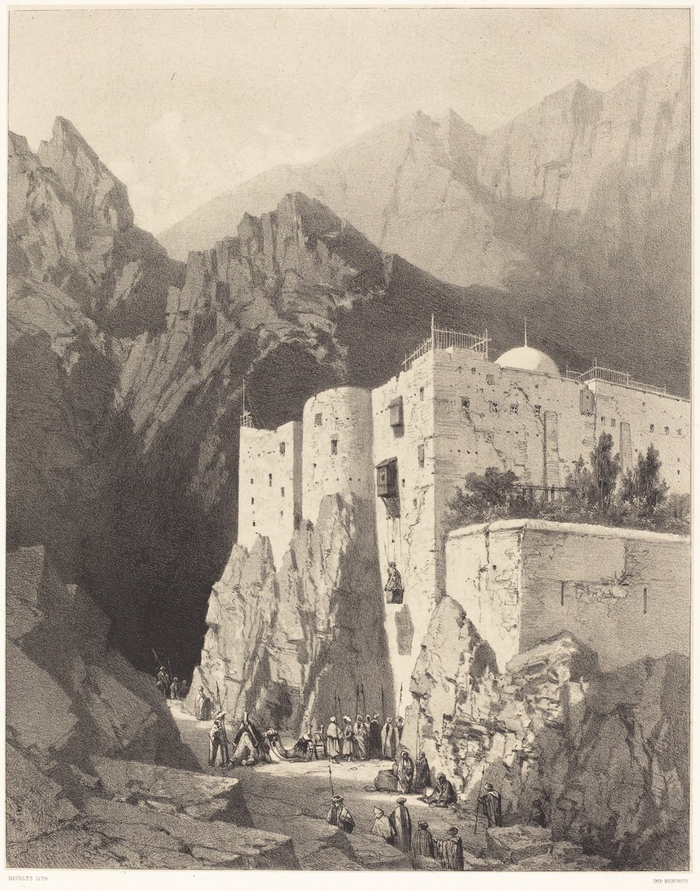 Mt. Sinai av Adrien Dauzats