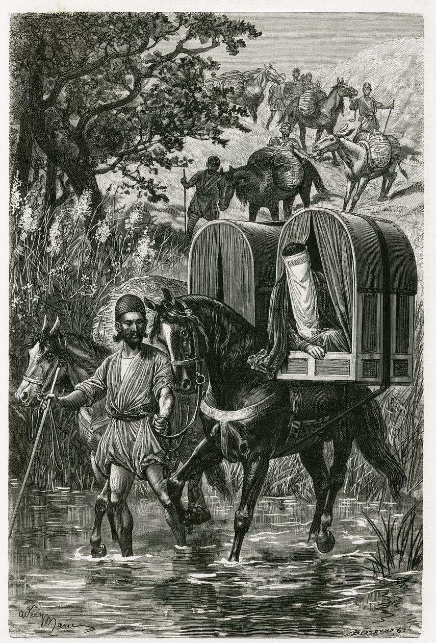 Kadjaveh till frun till en rosenvattenhandlare av Adrien Emmanuel Marie