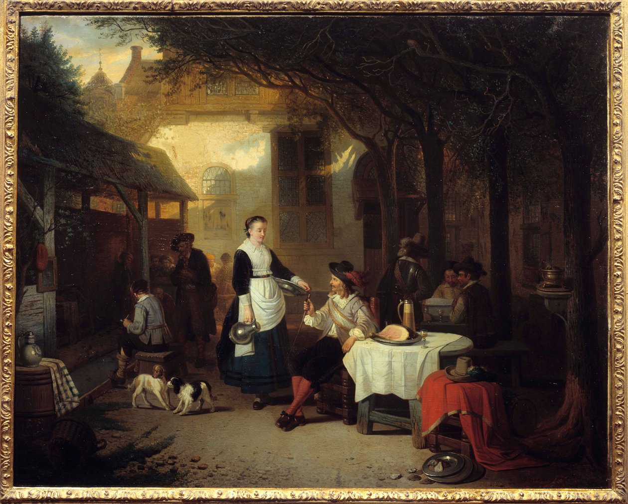En gentleman i ett värdshus från 1600-talet Målning av Adriaan de Braekeleer (1818-1904) 1868 Sön. 0,74x0,92 m Paris, Musee d