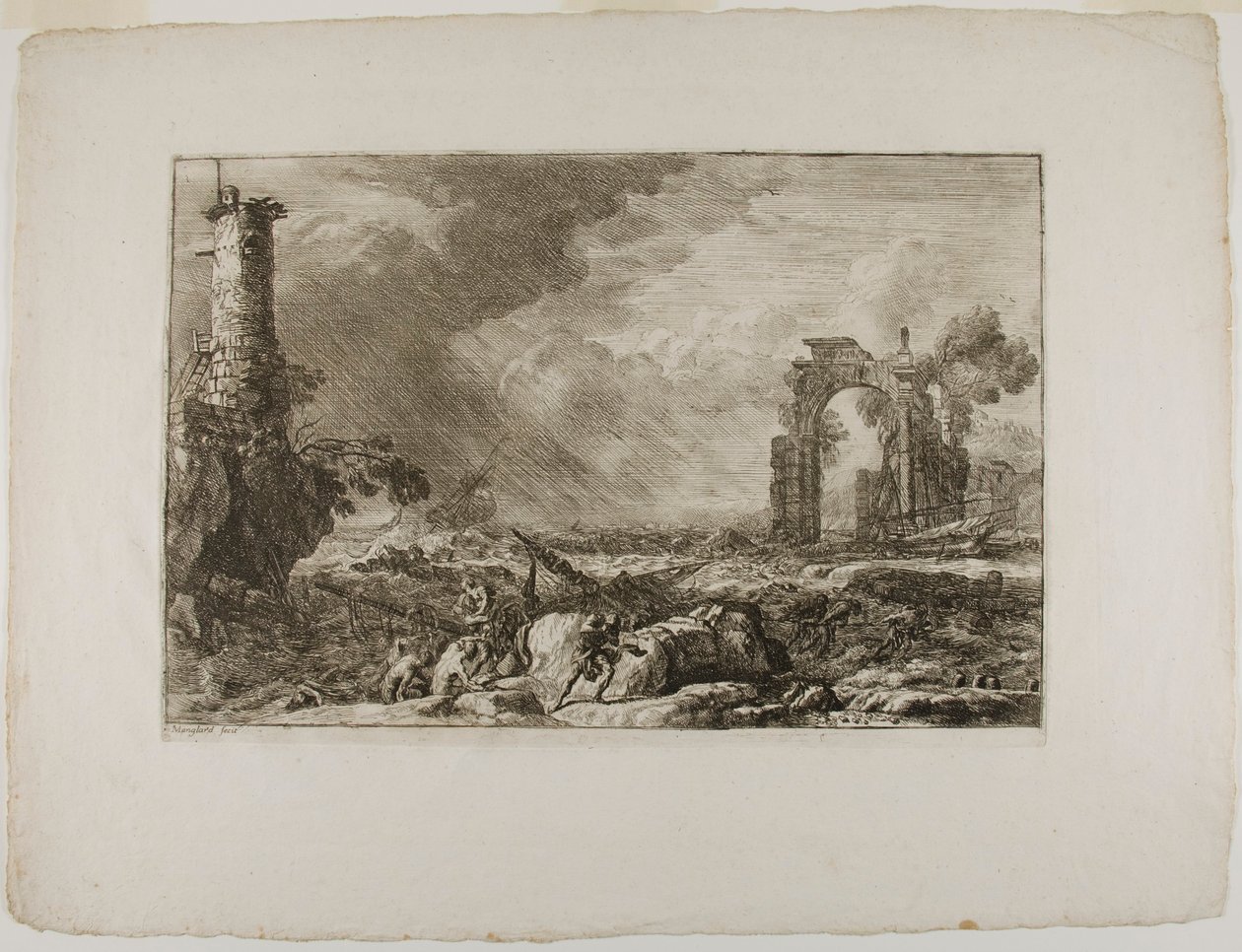 Skeppsbrottet av Adrien Manglard