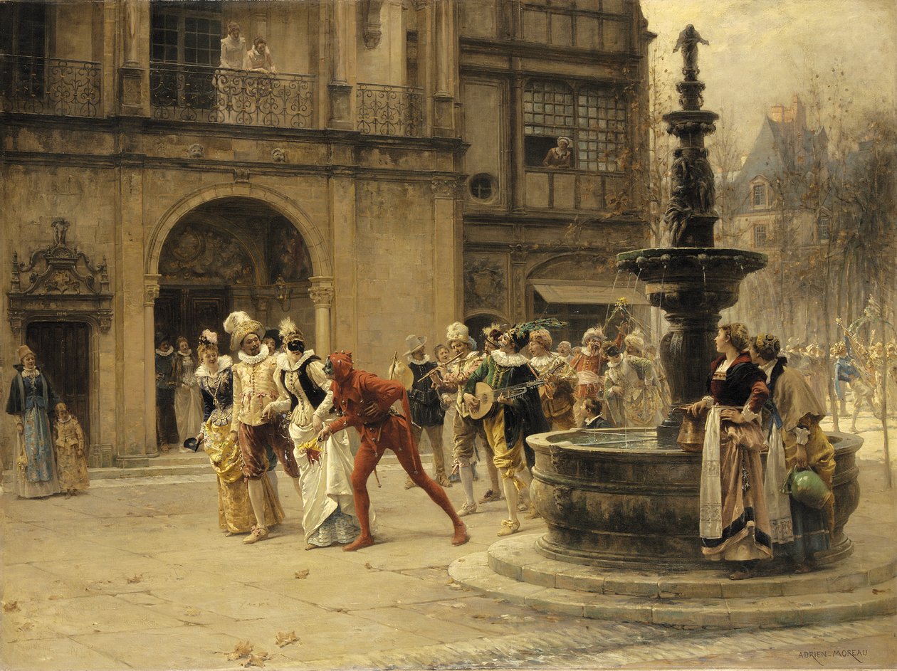 Karnevalsprocessen av Adrien Moreau
