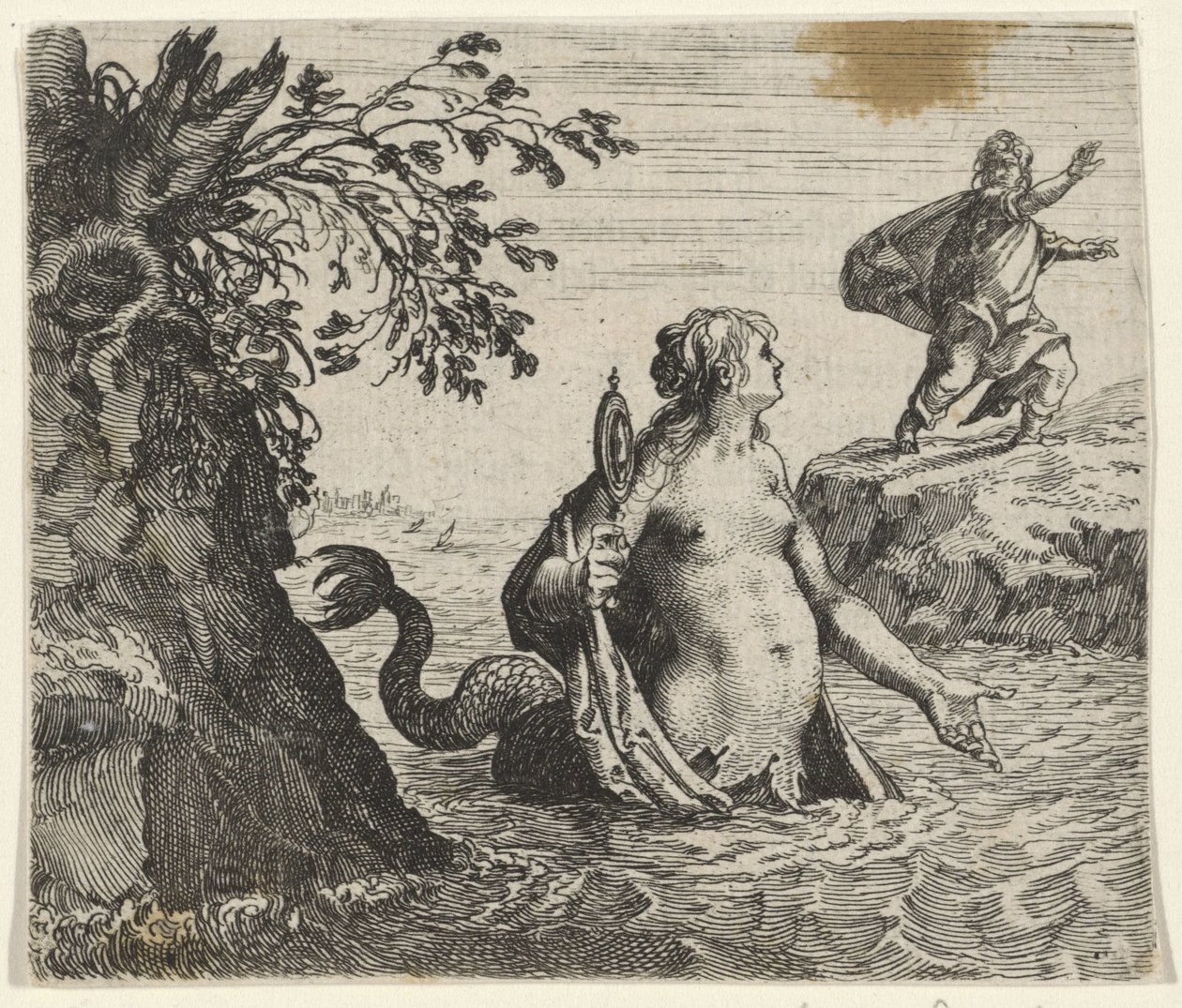 Fabel om sjöjungfrun av Egidius  Sadeler (II)