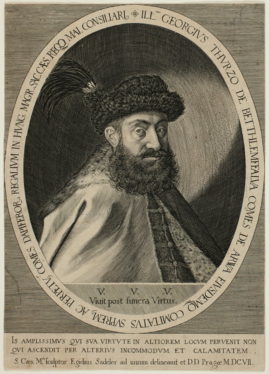 Georg III Thurzo av Bethlendorf av Aegidius Sadeler II