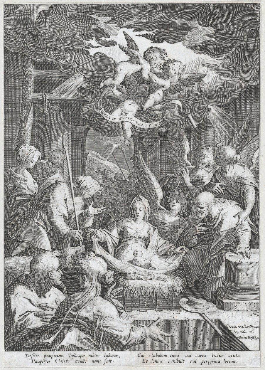 Födelse, 1588. av Aegidius Sadeler II