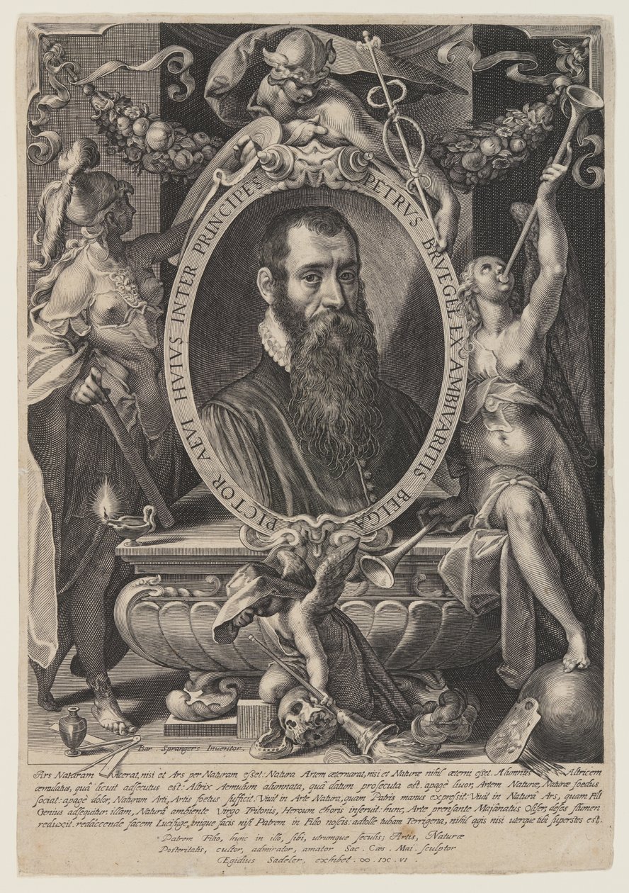 Pieter Brueghel II av Aegidius Sadeler II