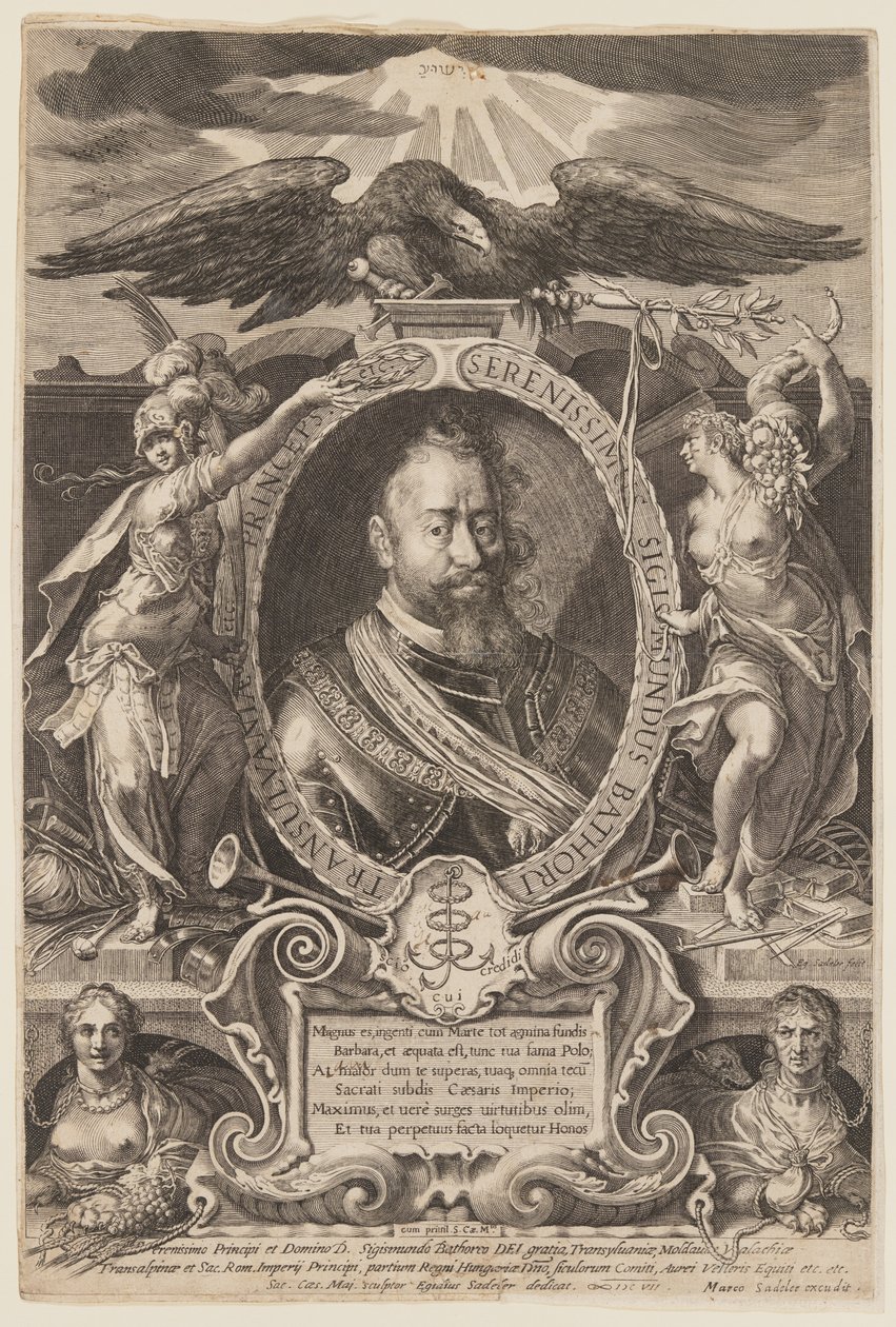 Sigismund Bathori, prins av Transsylvanien av Aegidius Sadeler II