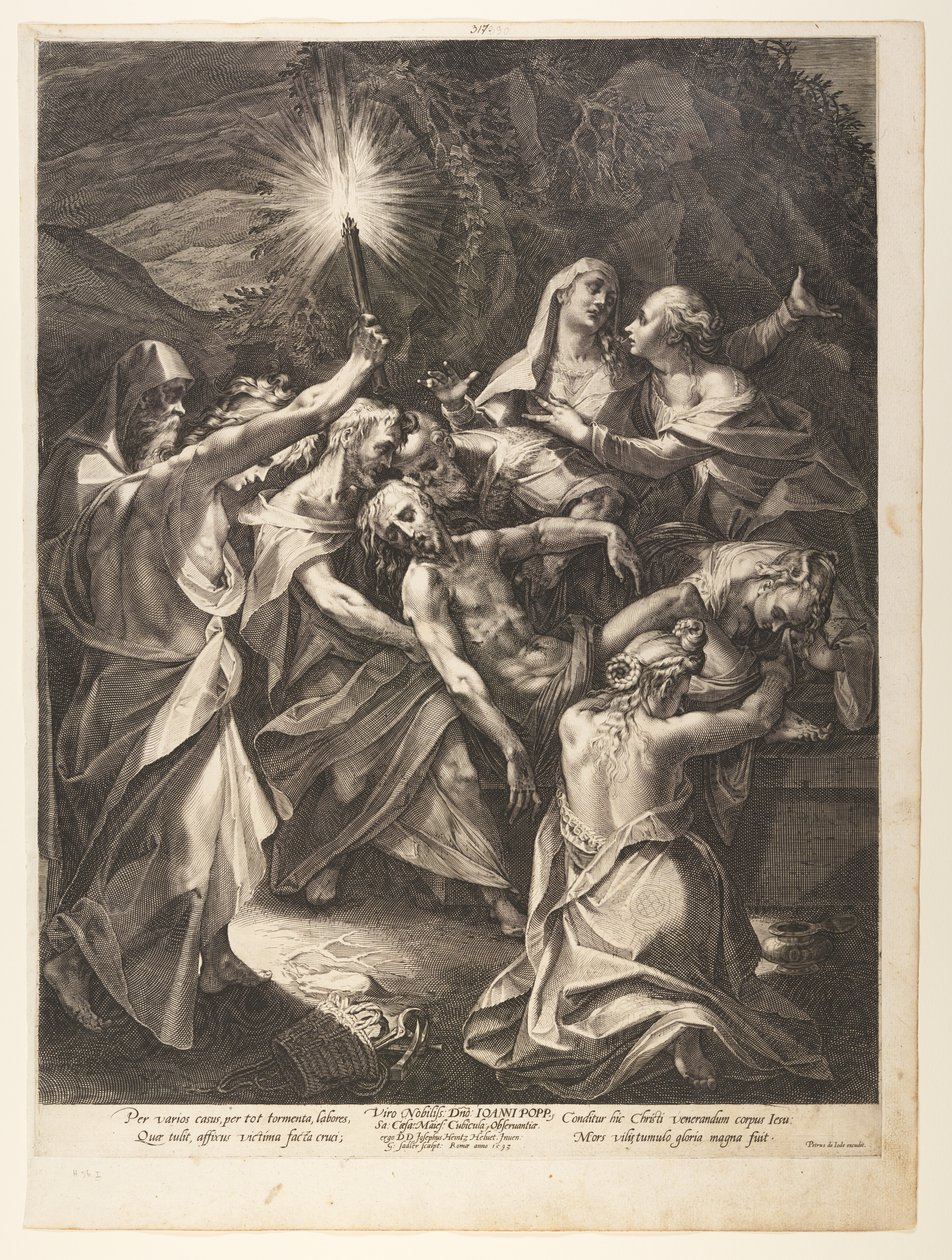 Begravningen av Aegidius Sadeler II