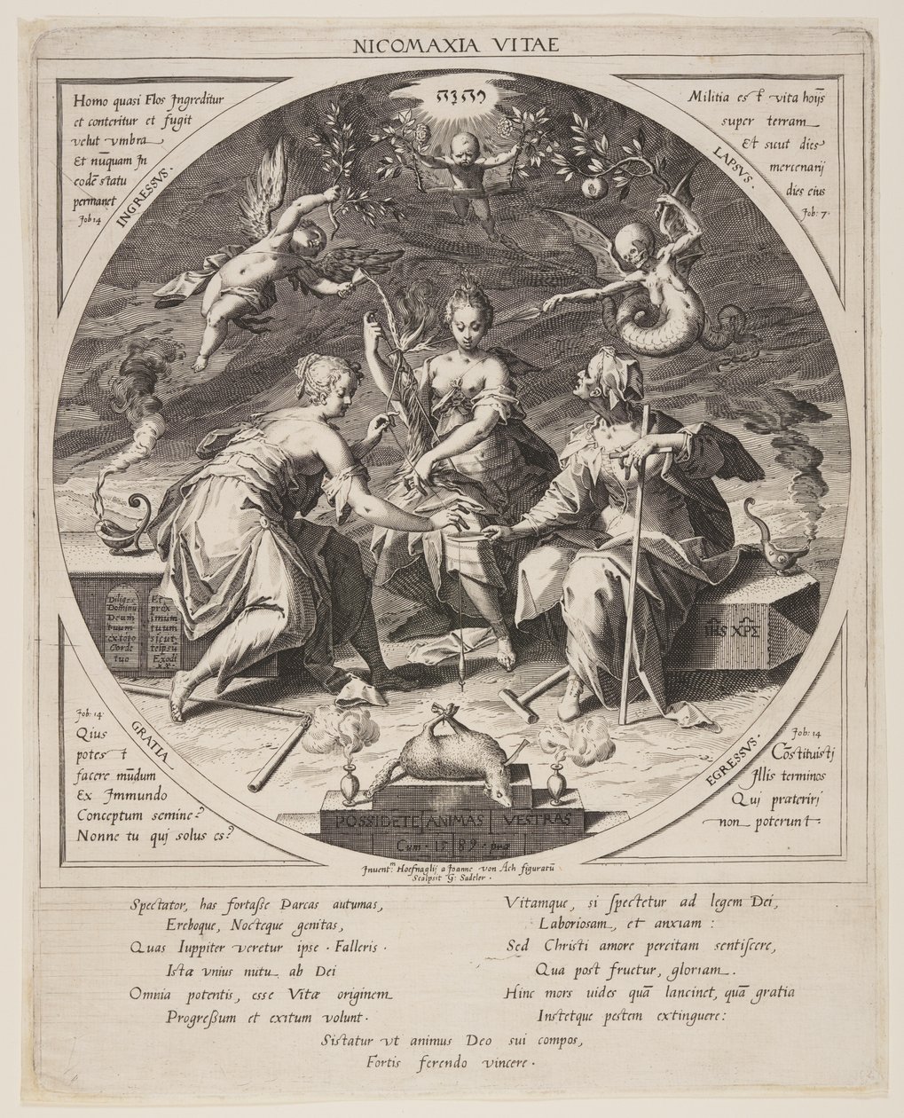 De tre ödena av Aegidius Sadeler II