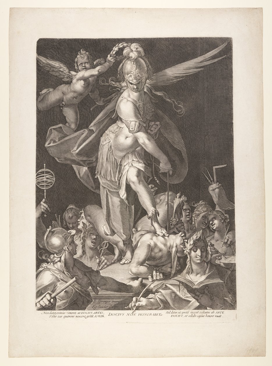Visdomens triumf av Aegidius Sadeler II