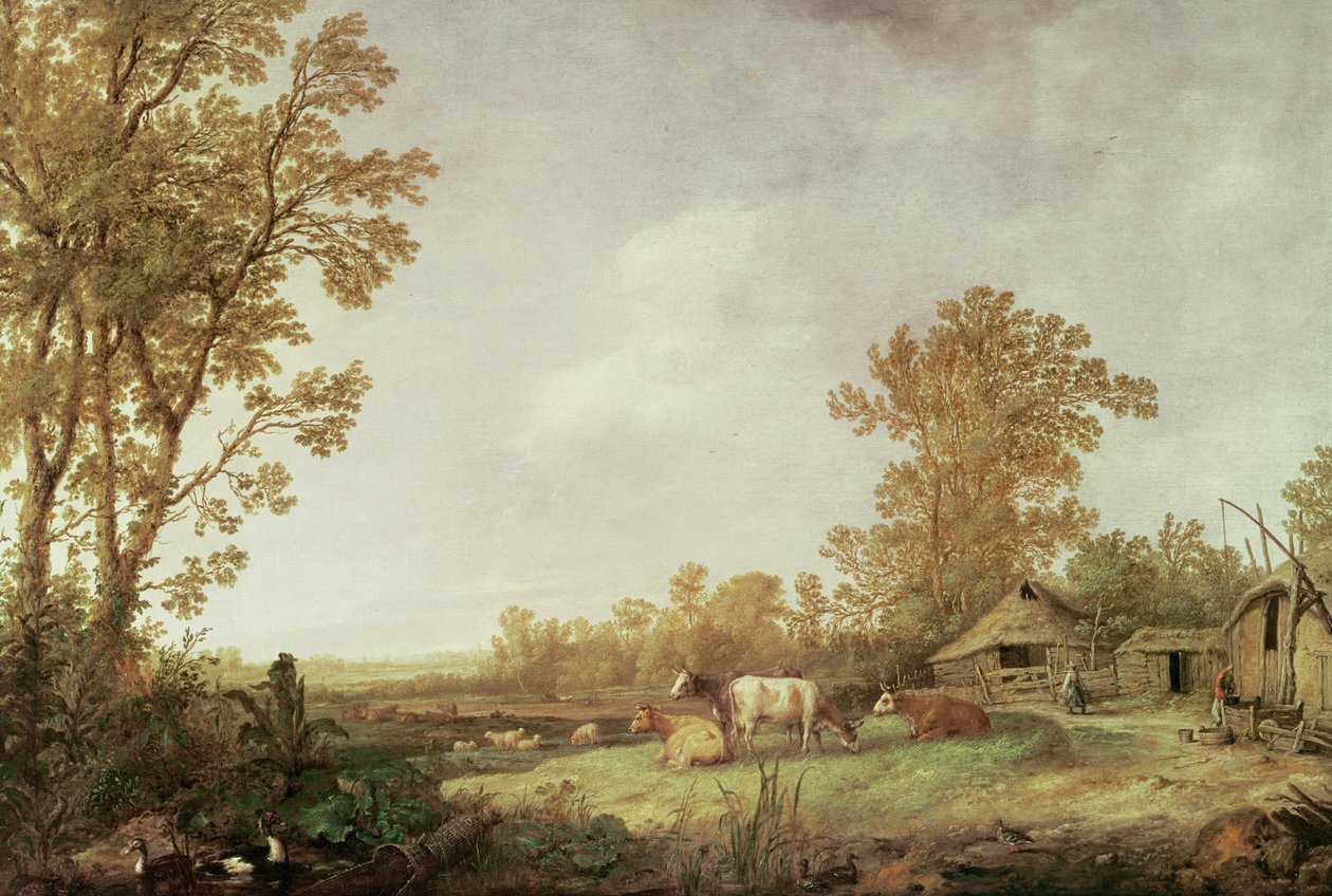 Gårdsscen av Aelbert Cuyp