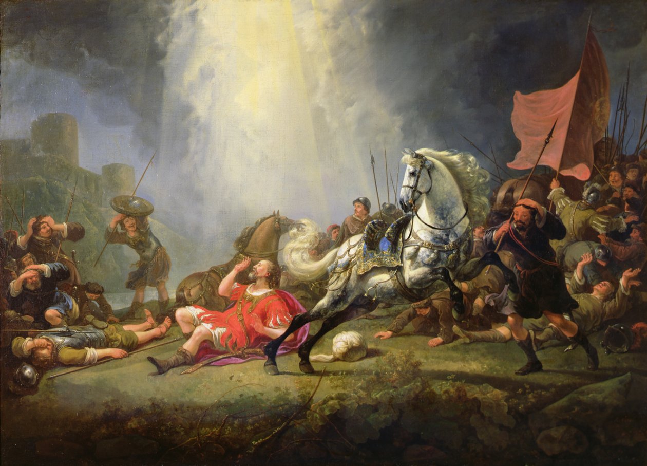 St. Pauls omvendelse eller Vejen til Damaskus swed av Aelbert Cuyp