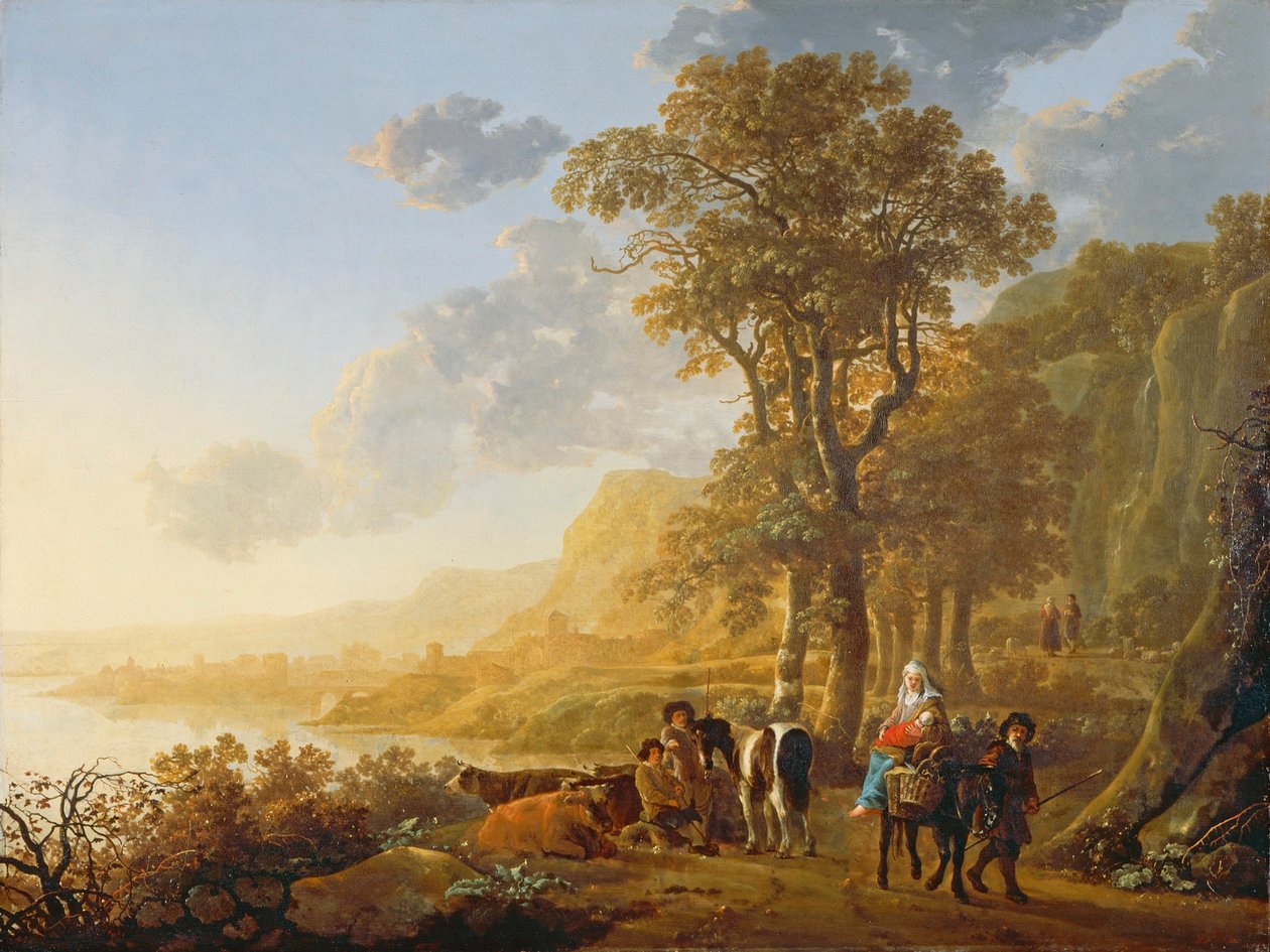 The Flight into Egypt  av Aelbert Cuyp