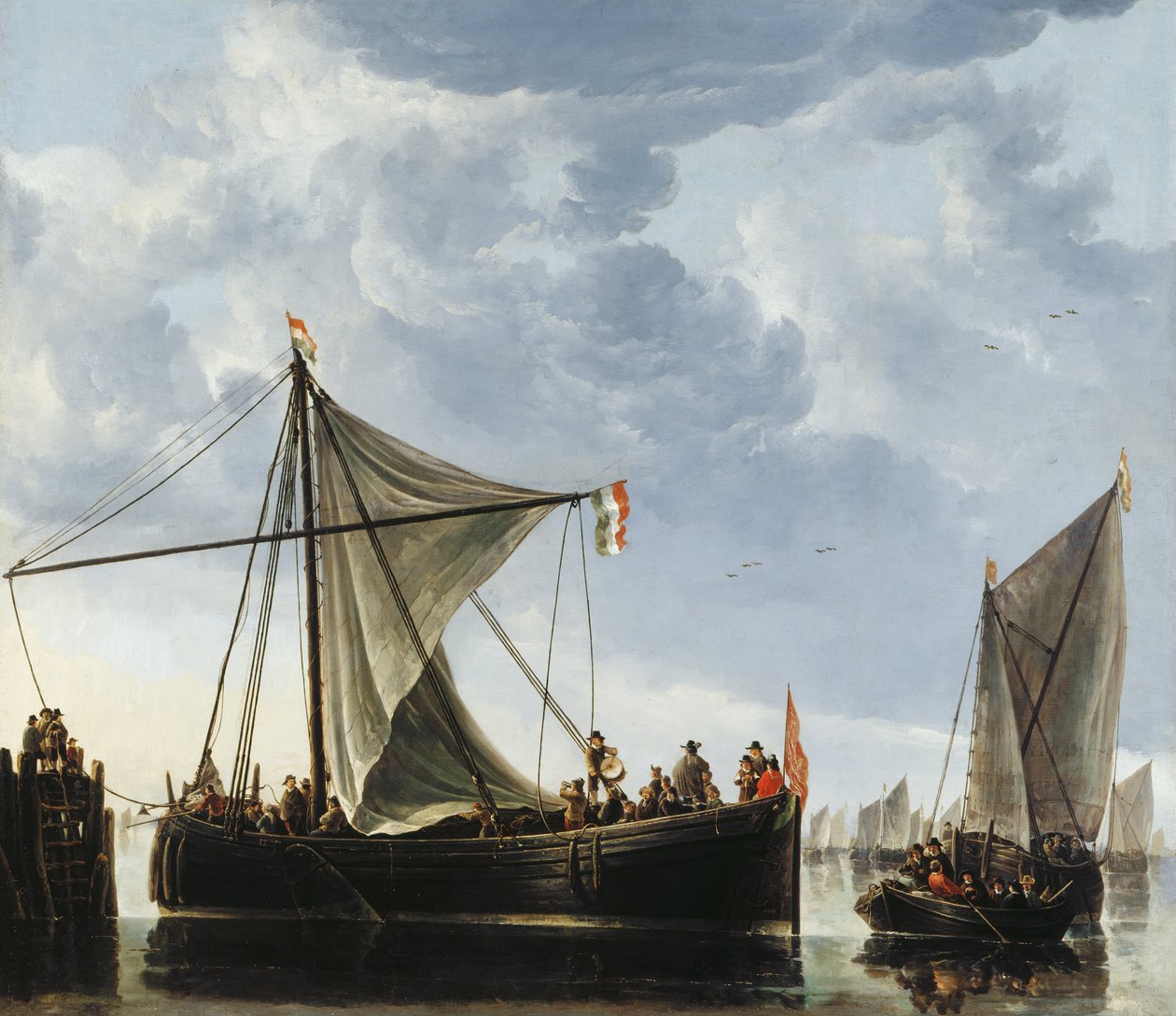 The Passage Boat av Aelbert Cuyp